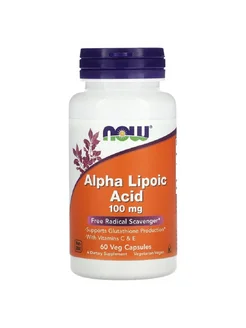 Альфа Липоевая Кислота Alpha Lipoic Acid 100 мг