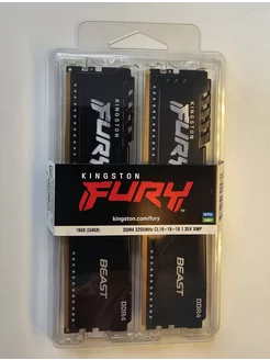 Оперативная память Fury Beast DDR4-2x8ГБ 3200МГц