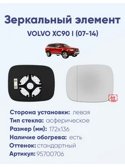 Зеркало VOLVO XC90 I (07-14) 95700706