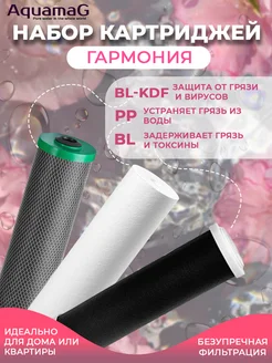 Набор картриджей для воды "ГАРМОНИЯ" размер 10 SL AQUAMAG 271777622 купить за 536 ₽ в интернет-магазине Wildberries