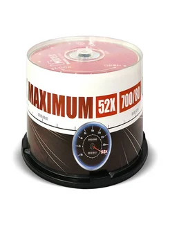 Диск CD-R 700MB 52x Maximum Cake Box 50 шт