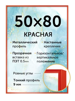 Металлическая рамка 50х80 см Designeroom 271809489 купить за 1 545 ₽ в интернет-магазине Wildberries