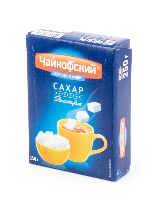 ЧАЙКОФСКИЙ Сахар рафинад белый в кубиках, категории Экстра 250г, 20 шт, 250 г, 10 шт, фото 3