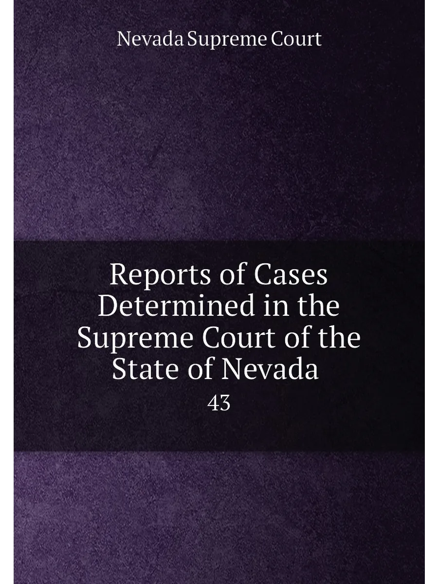 Reports of Cases Determined in the Supreme Court of ...