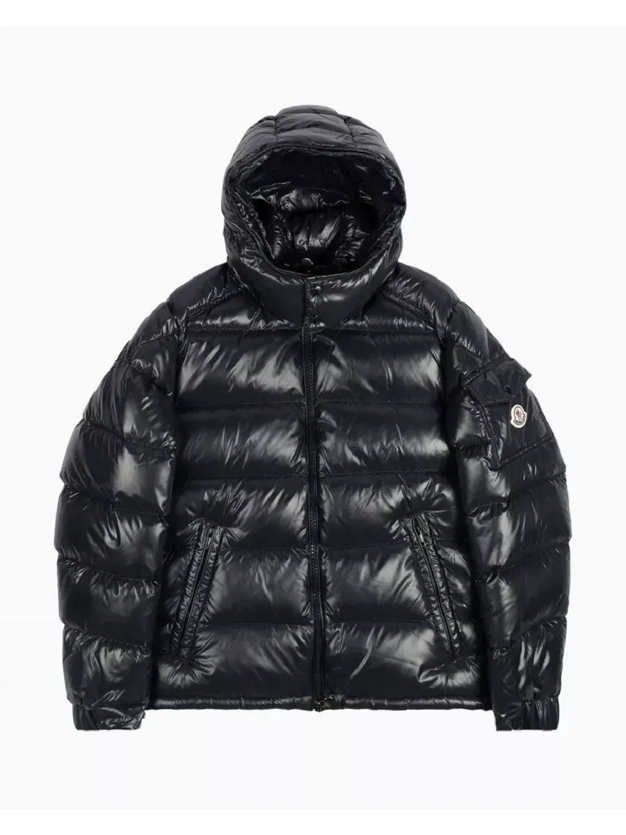 пуховик глянцевый Moncler