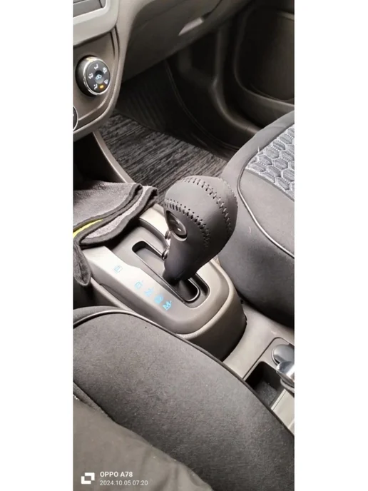 UzCar Чехол для КПП Chevrolet Cobalt Nexia R3, черный, фото 2
