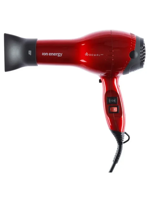 DEWAL Фен PRO ION ENERGY 03-8800 Black, красный, фото 2