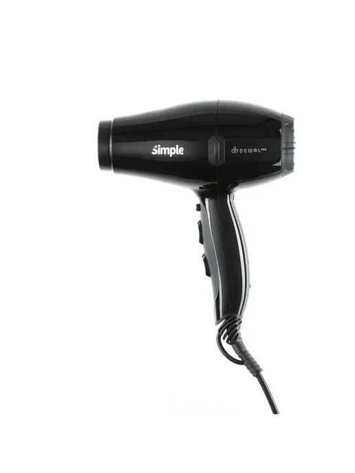 DEWAL Фен SIMPLE 03-104 Black, черный, фото 3