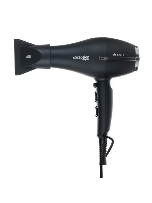 DEWAL Фен EXCEPTION Compact 2200 черный 03-114 Black, черный, фото 2