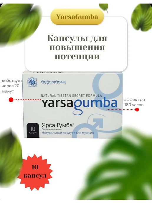 УarsaGumba возбудитель для мужчин, вариант, фото 5