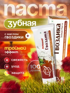 Индийская зубная паста Гвоздика 100 грамм Экохербалл 272167160 купить за 121 ₽ в интернет‑магазине Wildberries