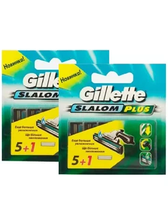 Сменные кассеты для станка Gillette Slalom 12 шт Slalom 272172143 купить за 486 ₽ в интернет-магазине Wildberries