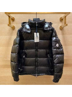 пуховик зимний глянцевый Moncler Moncler Maya 272191217 купить за 6 043 ₽ в интернет-магазине Wildberries