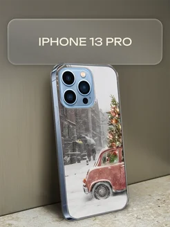 Чехол новогодний на iPhone 13 Pro с рисунком