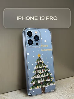 Чехол новогодний на iPhone 13 Pro с рисунком