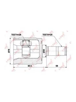 ШРУС внутренний CI-3735 HONDA