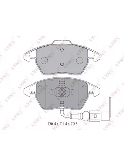 Колодки тормозные дисковые передние BD-1203