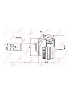 ШРУС наружный TOYOTA LYNX CO7517A TOYOTA