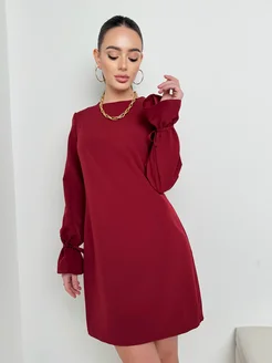 Платье праздничное вечернее бордовый LILIYA(R) 272318304 купить за 1 957 ₽ в интернет-магазине Wildberries