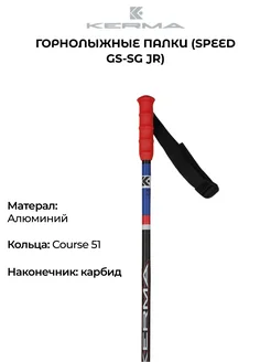 Горнолыжные палки GS-SG JR подростковые 16 мм