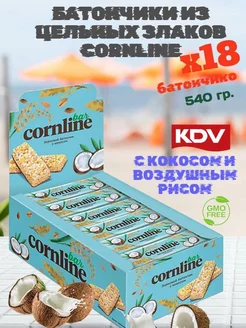 Зерновой батончик Cornlinе с кокосом 30г 18шт