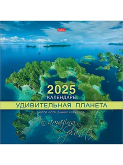 Календарь настенный УДИВИТЕЛЬНАЯ ПЛАНЕТА 2025, 30*30 см