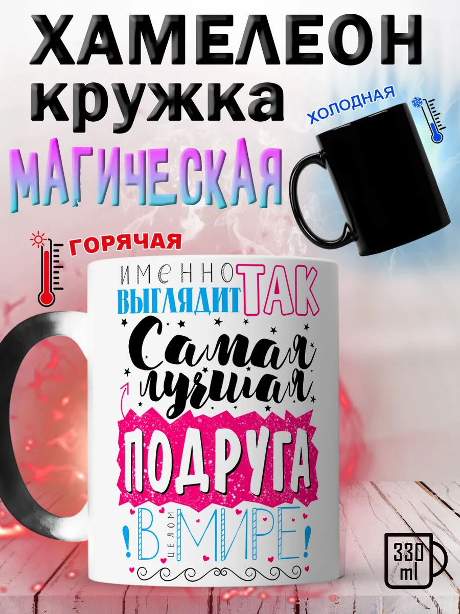 Кружка хамелеон Лучшая подруга