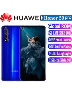 HUAWEI Смартфон honor 20 pro Global 8/256 ГБ , синий huawei 272576516 купить за 21 159 ₽ в интернет-магазине Wildberries