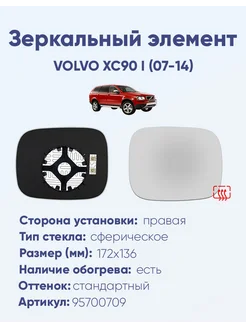 Зеркало VOLVO XC90 I (07-14) 95700709