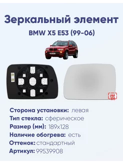 Зеркало BMW X5 E53 (99-06) 99539908