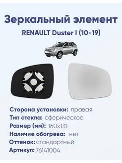 Зеркало RENAULT Duster I (10-19) 76141004