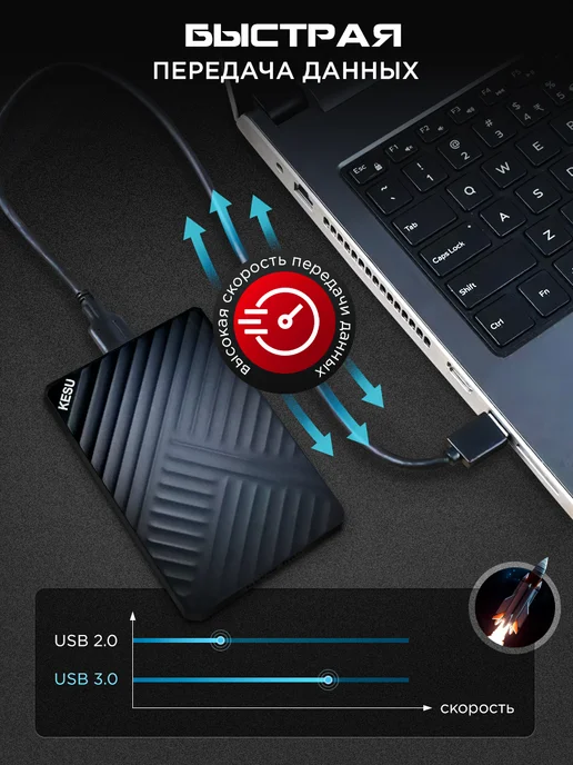 ShareTech Внешний жесткий диск HDD 500 ГБ, 500 ГБ, фото 4