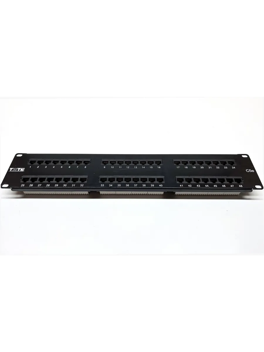 Патч-панель Lanmaster TWT, 48 портов кат. 5Е 19"