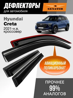 Дефлекторы окон для Hyundai Creta 2 (2021-н.в.)