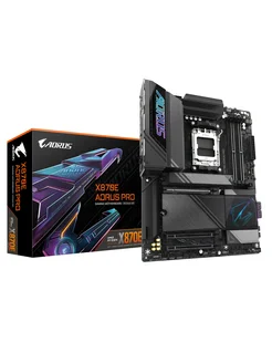 Материнская плата X870E AORUS PRO AM5 AMD X870E ATX RTL Gigabyte 272696393 купить за 42 127 ₽ в интернет-магазине Wildberries