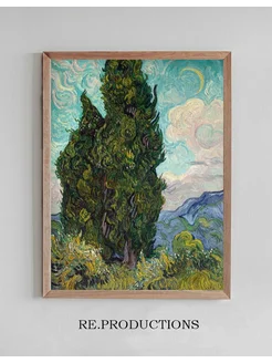 Постер Cypresses - Vincent van Gogh