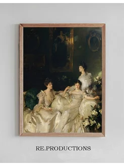 Постер The Wyndham Sisters, Lady - John Singer Sargent