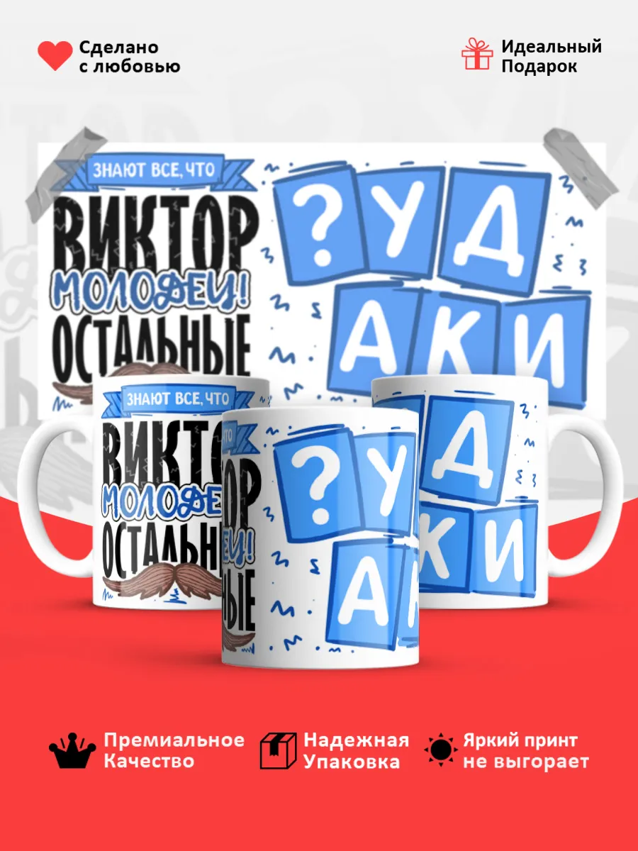 Кружка с именем Виктор