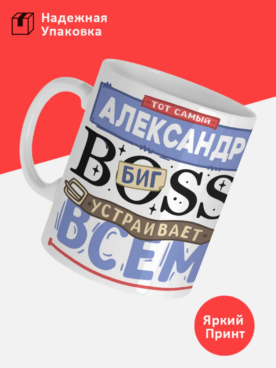 Кружка с именем Александр — фото 3