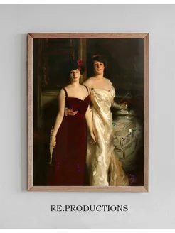 Постер Ena and Betty, daughters of - John Singer Sargent