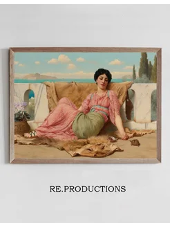 Постер The Quiet Pet - John William Godward