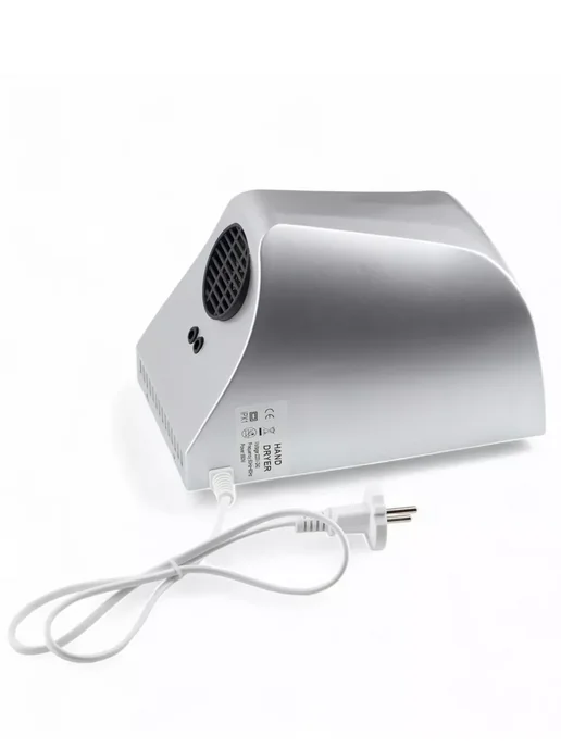 DELANO Сушилка для рук компактная электрическая, белая, 750W, 750 Вт, фото 7