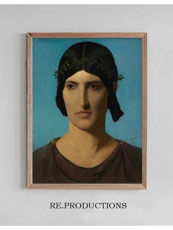 Постер Head of an Italian Woman - Jean-Léon Gérôme