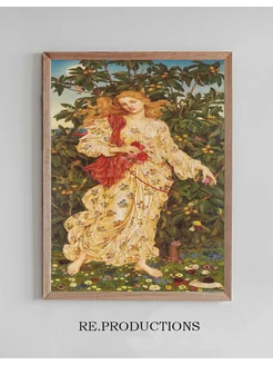 Постер Flora - Evelyn De Morgan