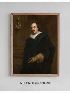 Постер Portrait of Peeter Stevens - Anthony van Dyck