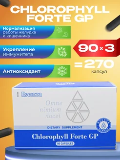 Chlorophyll Forte хлорофилл набор 3х90 капсул