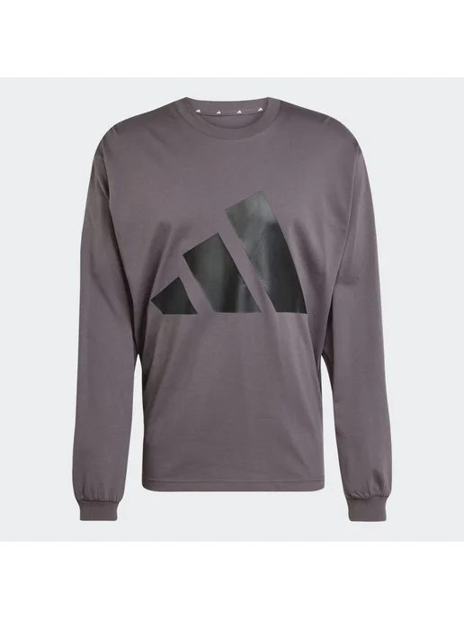 adidas Лонгслив спортивный M BL SJ LS T, фиолетовый