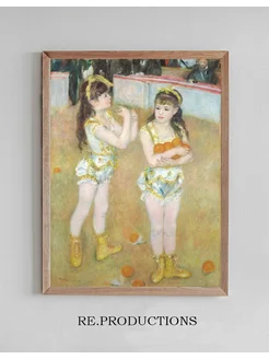 Постер Acrobats at the Cirque - Pierre-Auguste Renoir