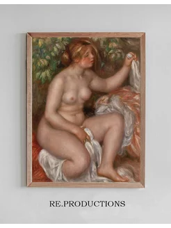 Постер After the Bath (La Sortie - Pierre-Auguste Renoir