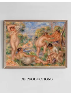 Постер Bathing Group - Pierre-Auguste Renoir